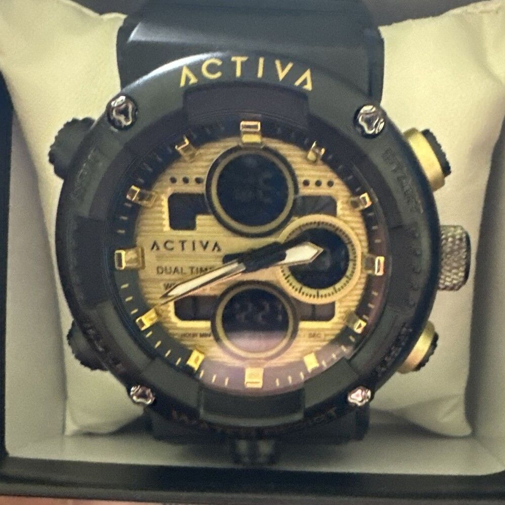 Activa X Invicta Digital Men's Watch - 52mm. Black (ACW8038-001)